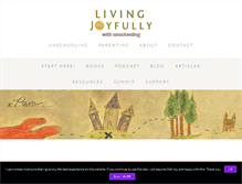 Tablet Screenshot of livingjoyfully.ca